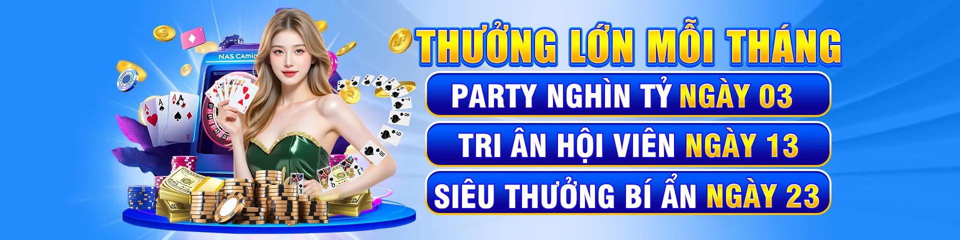 Hình ảnh chính về các chương trình khuyến mãi của vl88 casino
